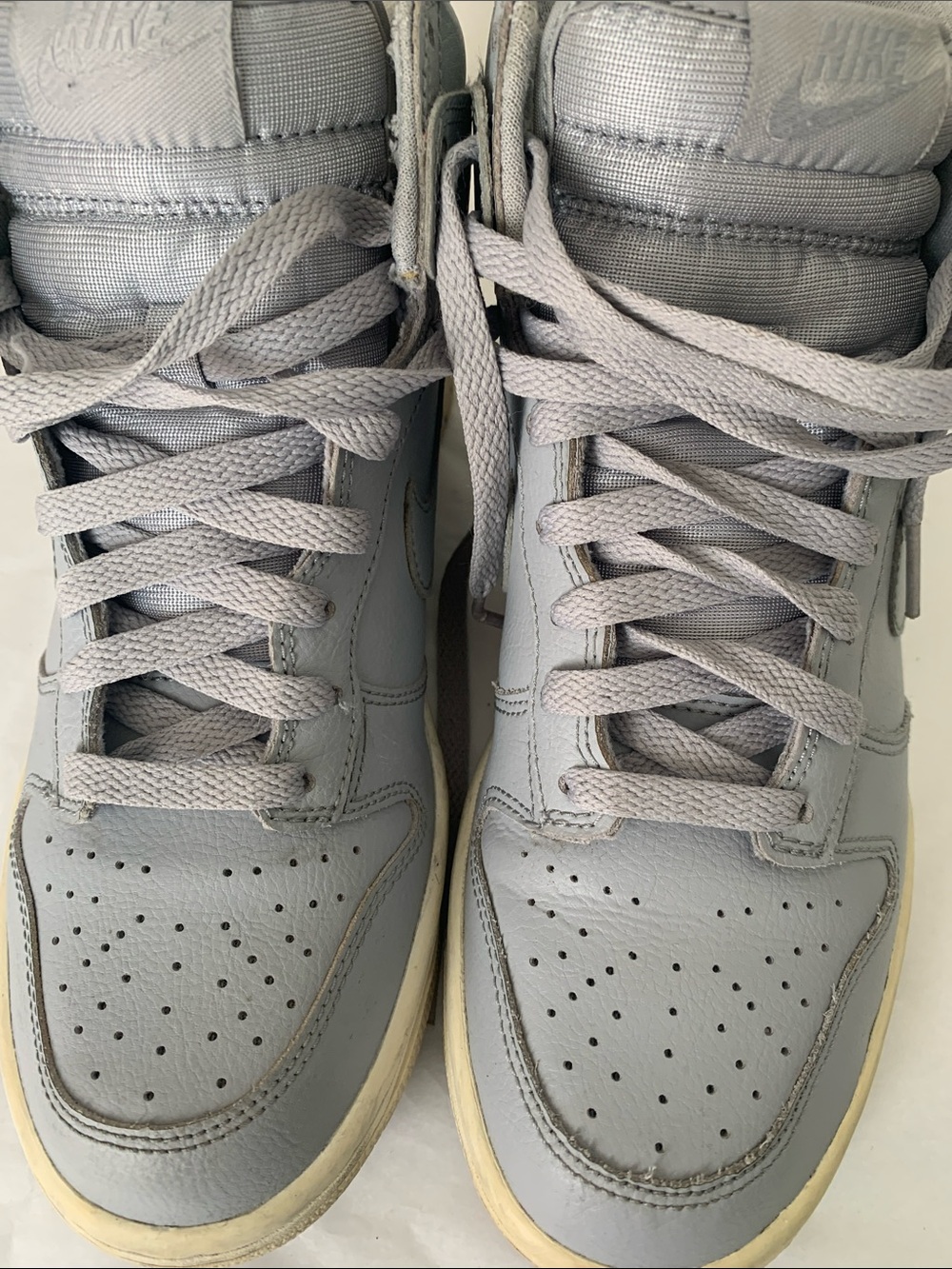 Nike Greyish/blue High-Top Sneakers - Picture 6 of 8